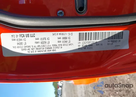 2015 Dodge Dart Gt from USA, damaged, VIN 1C3CDFEB5FD392106